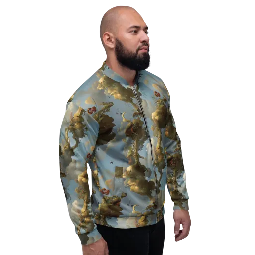 Cloudbound Canopy on a Bomber Jacket