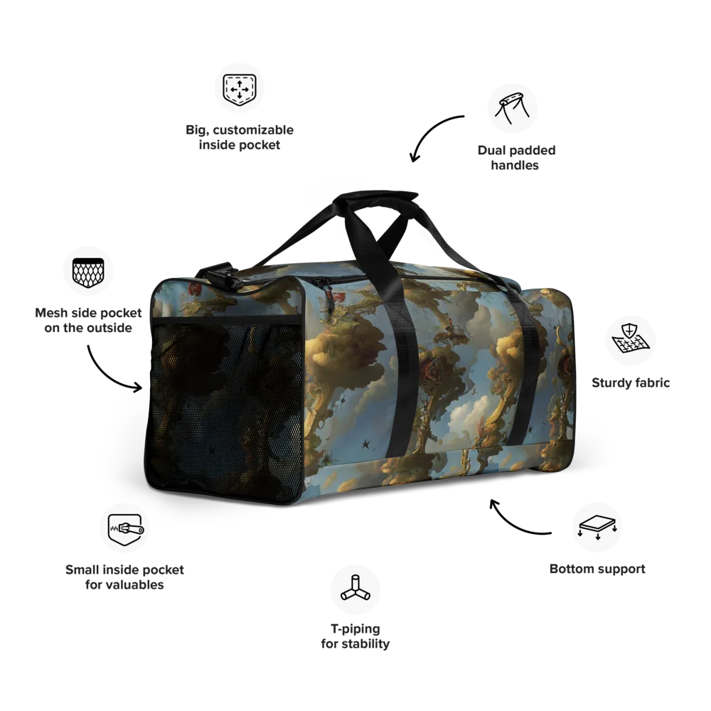 Cloudbound Canopy on Duffle Bag — Right Front