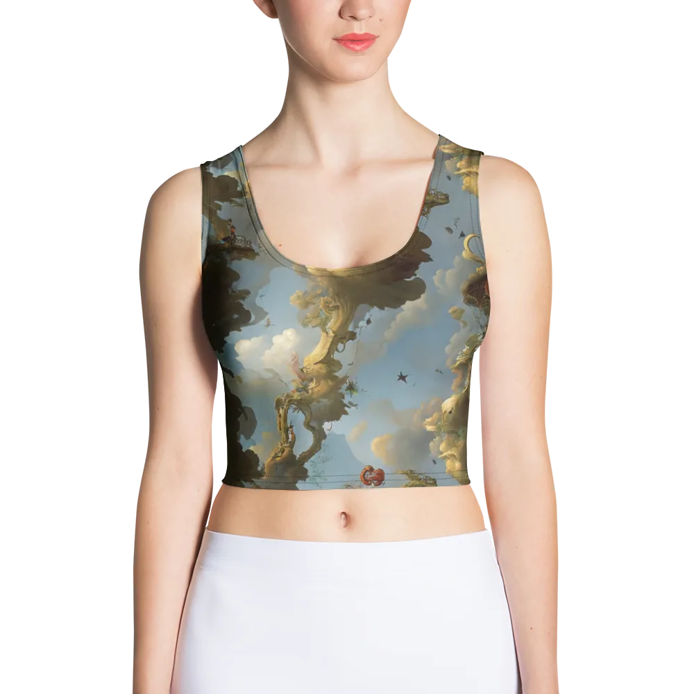 Cloudbound Canopy on Crop Top — Front