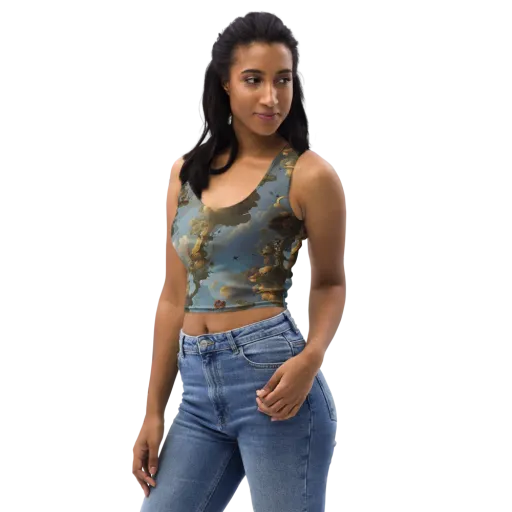 Cloudbound Canopy on a Crop Top