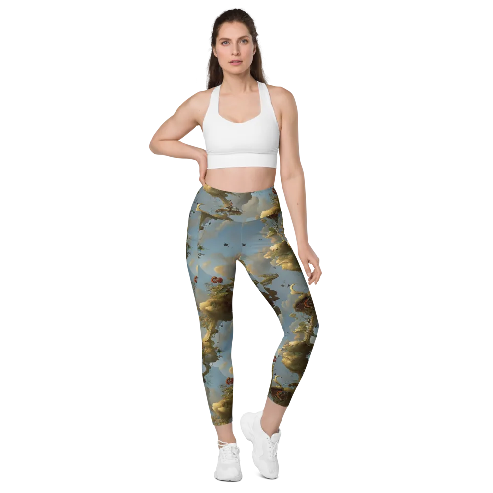 Cloudbound Canopy on Leggings with Pockets — Front