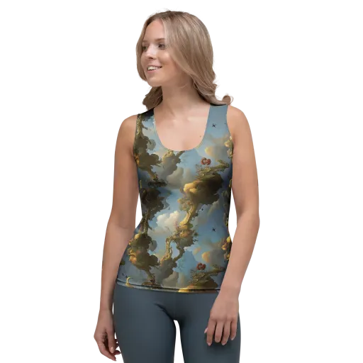 Cloudbound Canopy on a Women's Tank Top