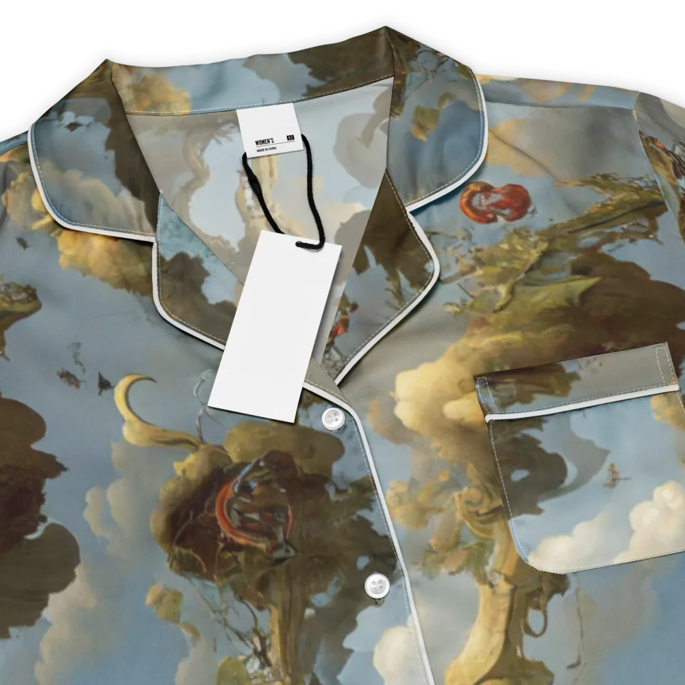 Cloudbound Canopy on Women's Short Sleeve Pajama Top — Product details
