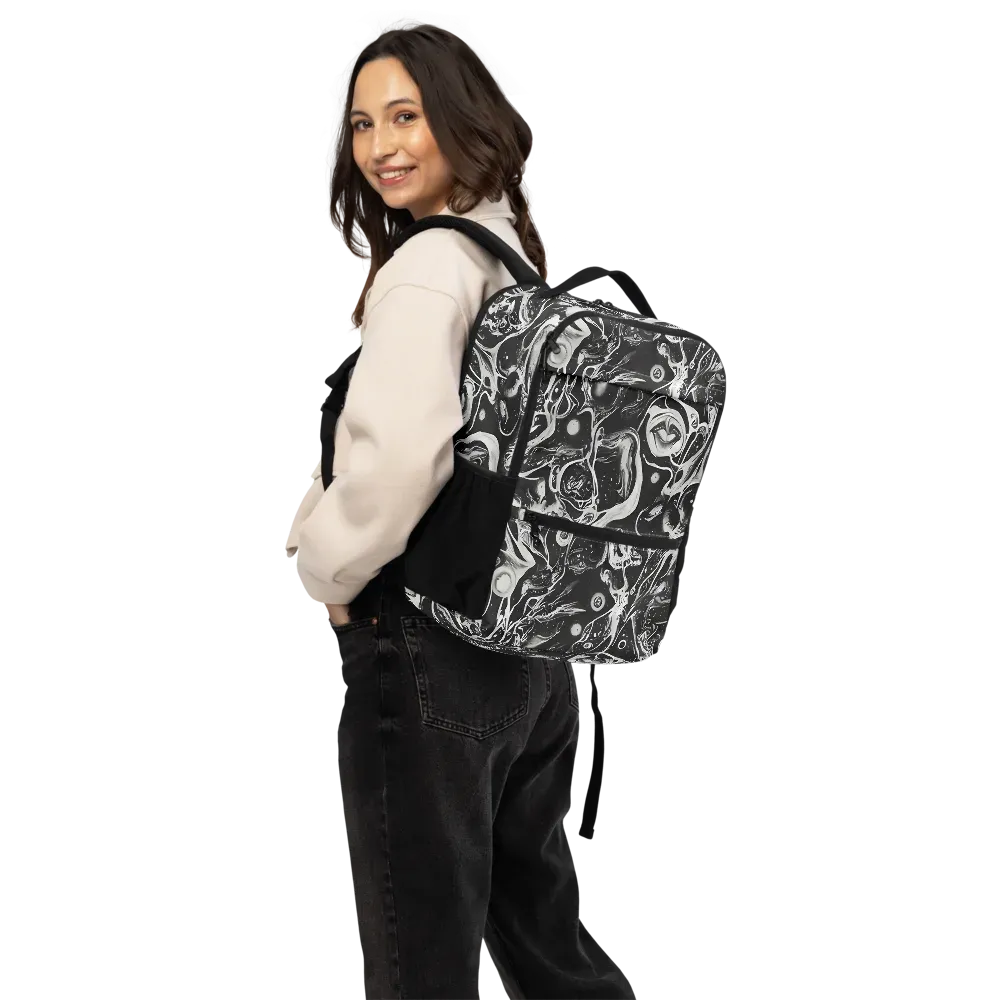 Nocturne Flux on Utility Backpack — Back