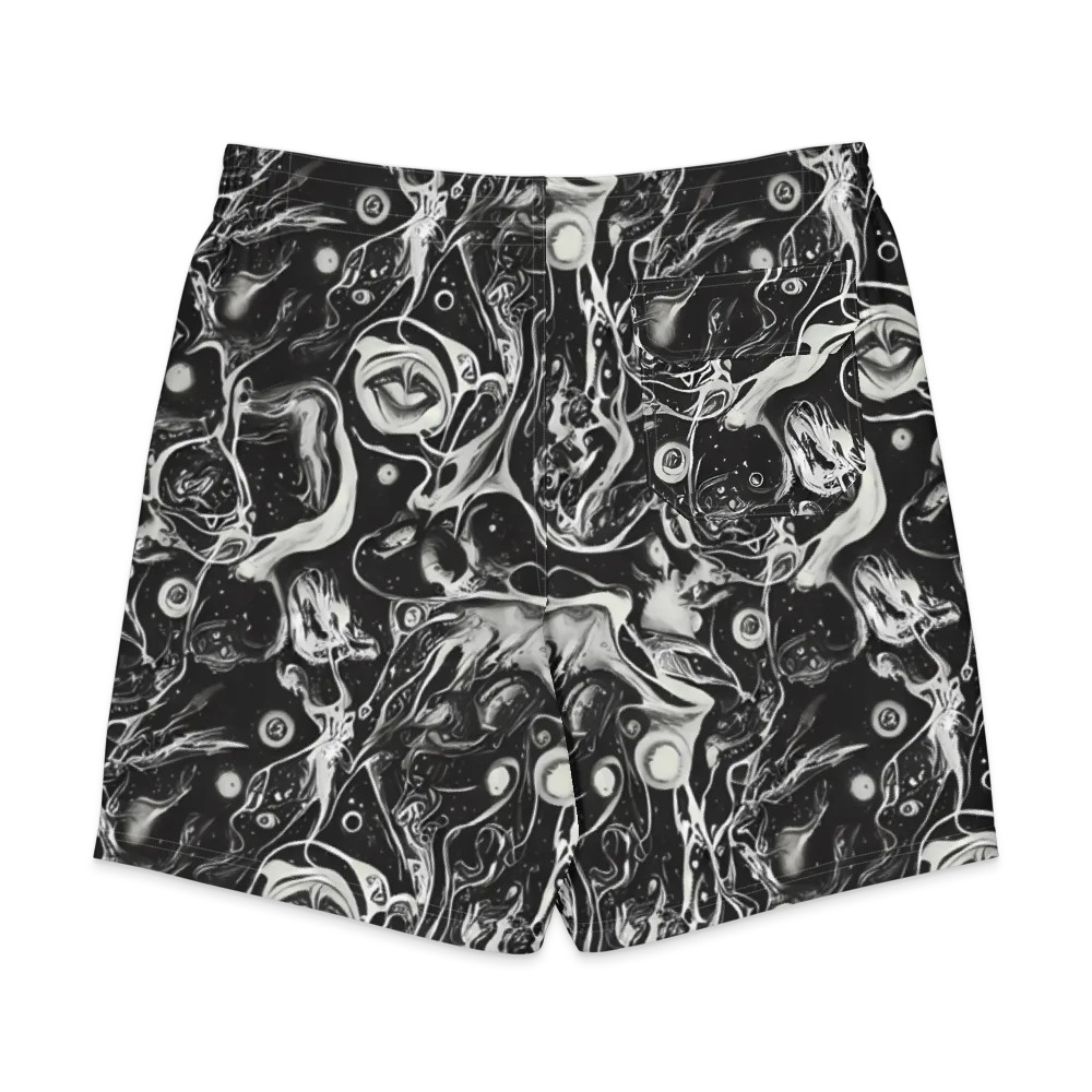 Nocturne Flux on Men's Board Shorts — Back