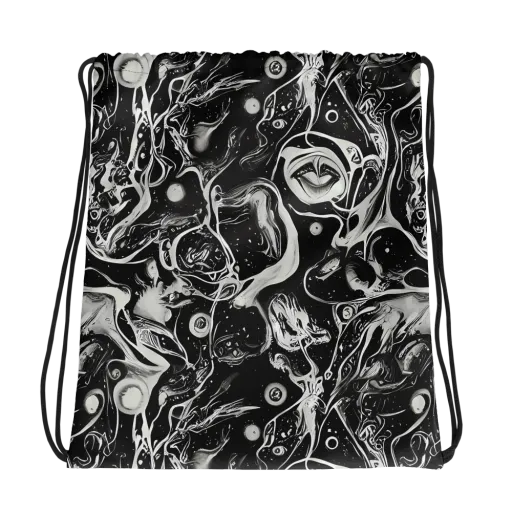 Nocturne Flux on a Drawstring Bag