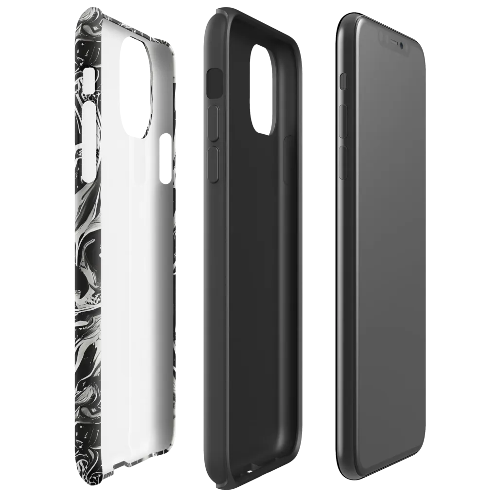 Nocturne Flux on Tough Case for iPhone® — Right
