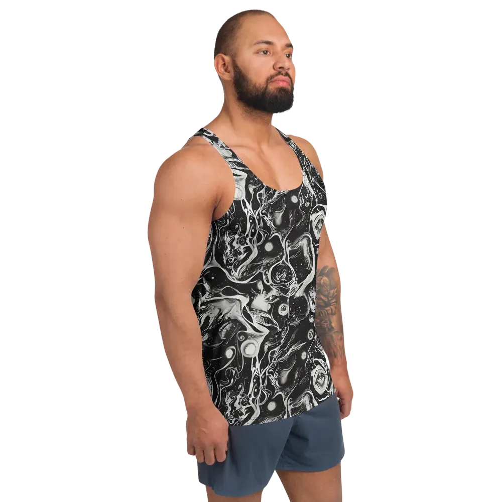 Nocturne Flux on Men's Tank Top — Right Front
