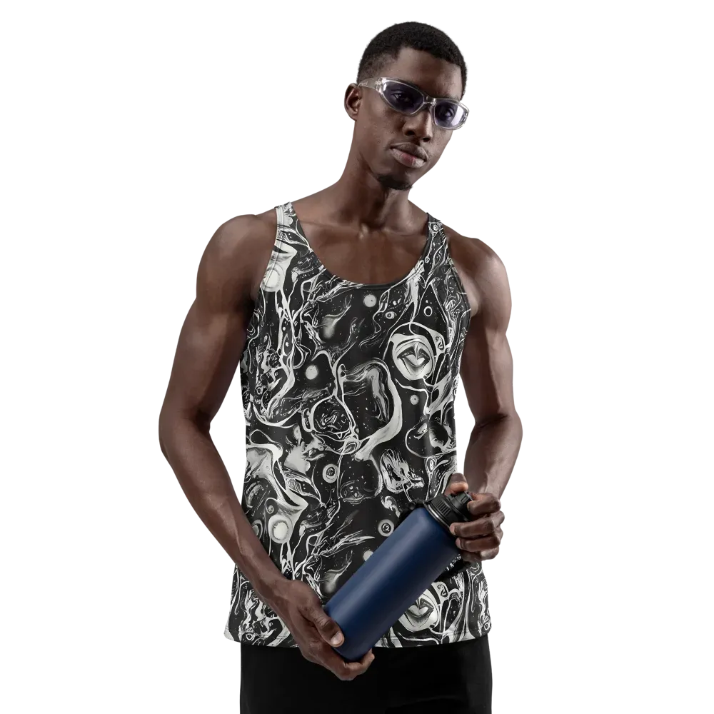 Nocturne Flux on Men's Tank Top — Front
