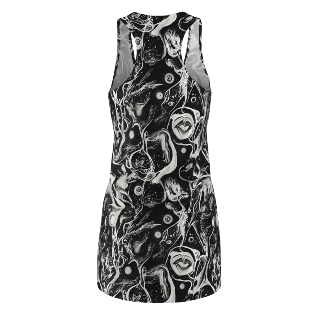 Nocturne Flux on Racerback Dress — Back