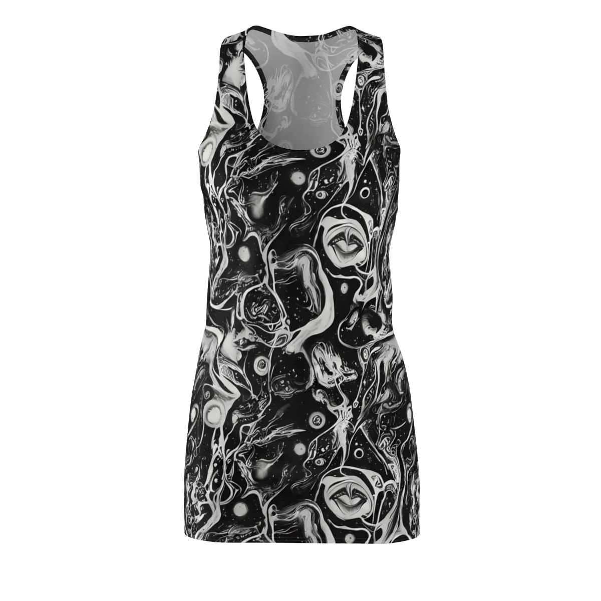 Nocturne Flux on Racerback Dress — Front