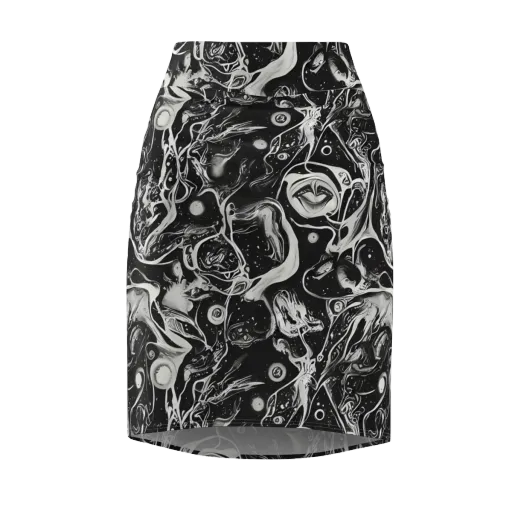 Nocturne Flux on a Pencil Skirt