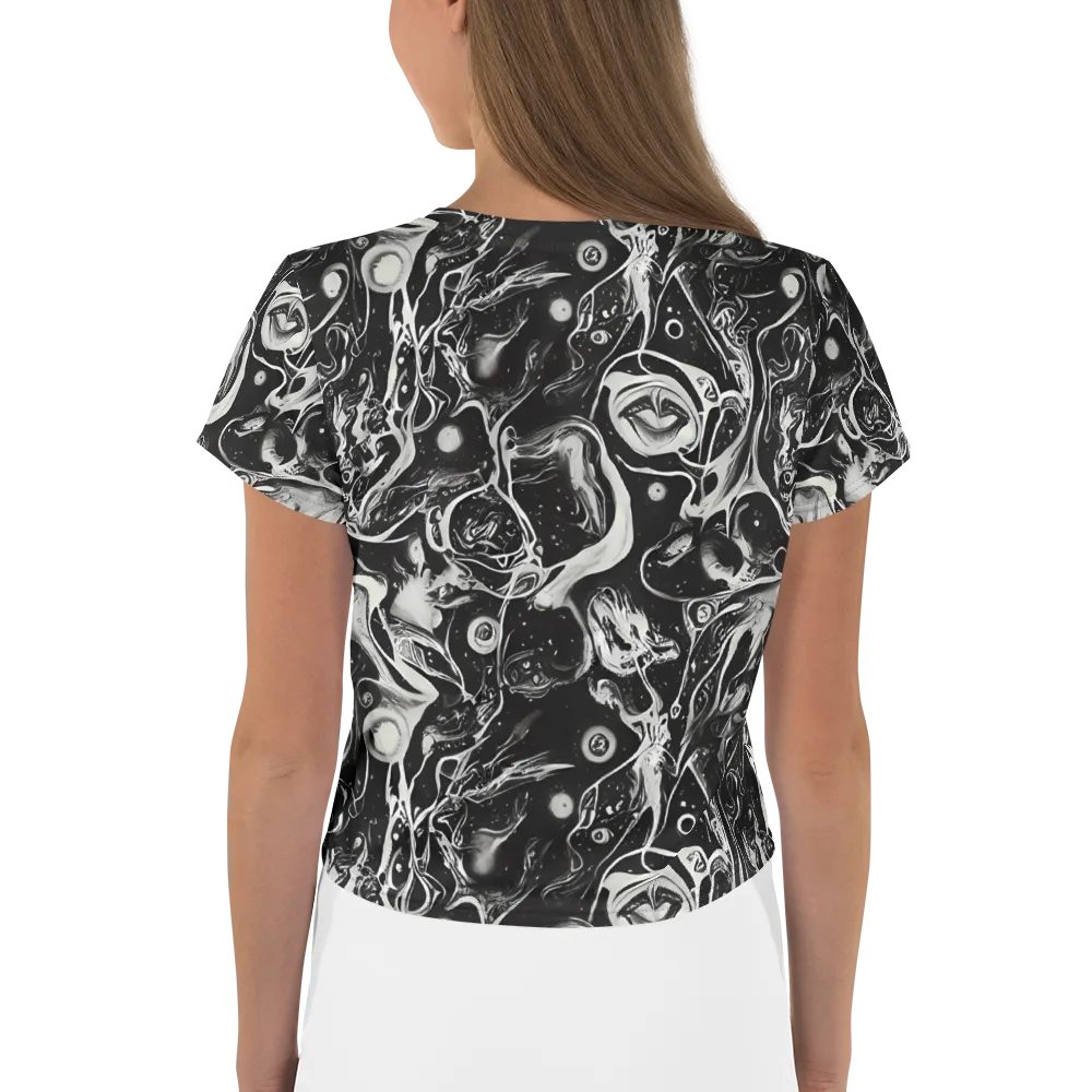Nocturne Flux on Crop Tee — Back