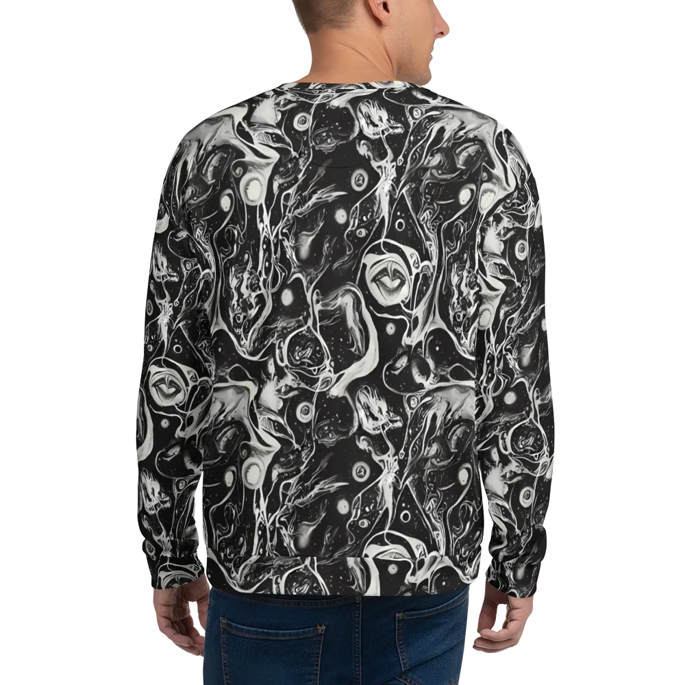 Nocturne Flux on Sweatshirt — Back
