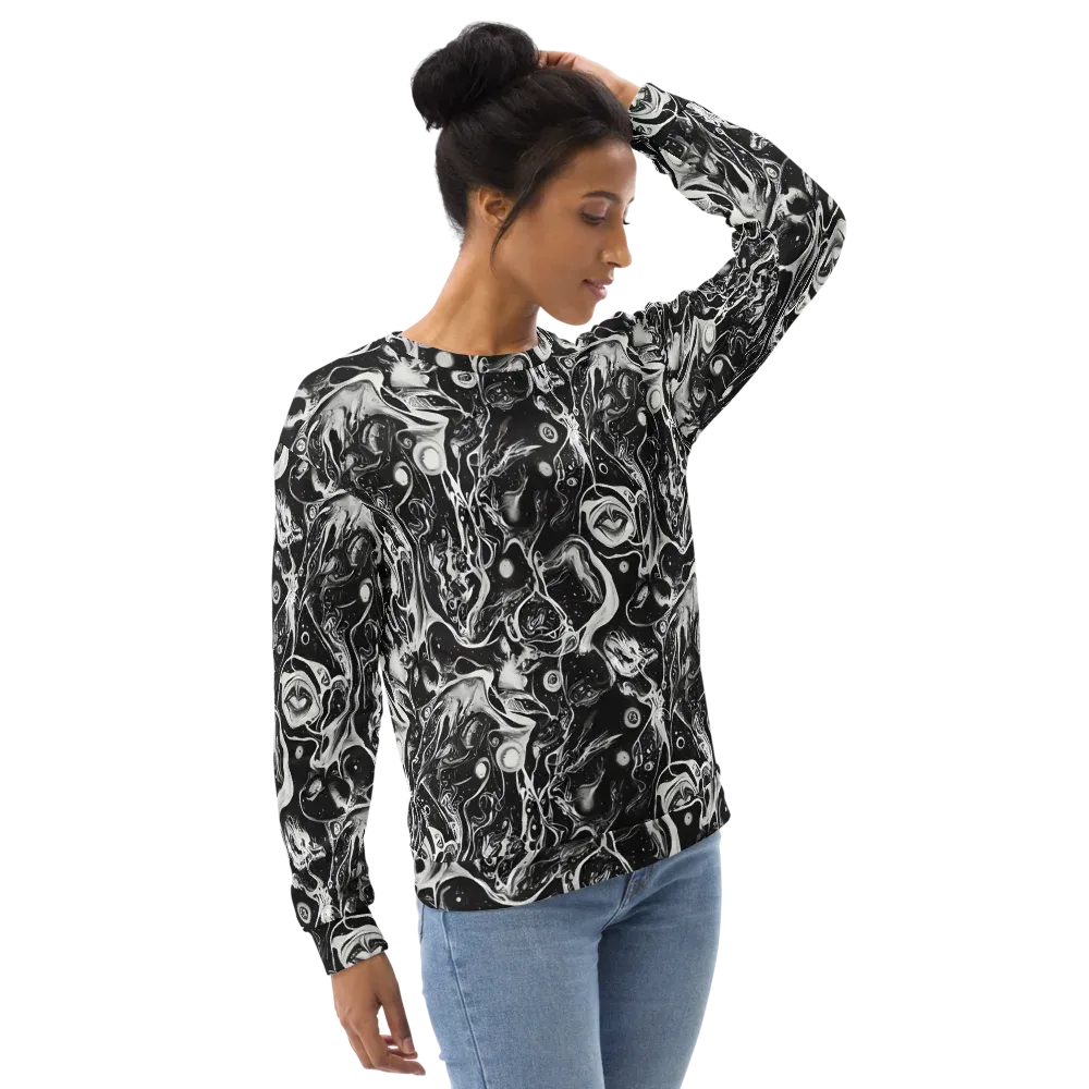 Nocturne Flux on Sweatshirt — Right Front