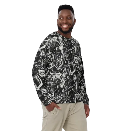 Nocturne Flux on a Sweatshirt