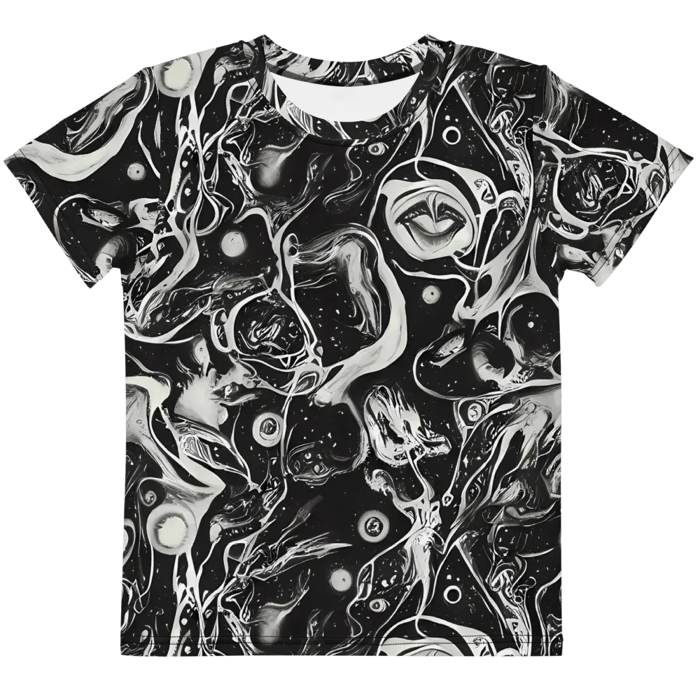 Nocturne Flux on Kids Crew Neck T-Shirt — Front