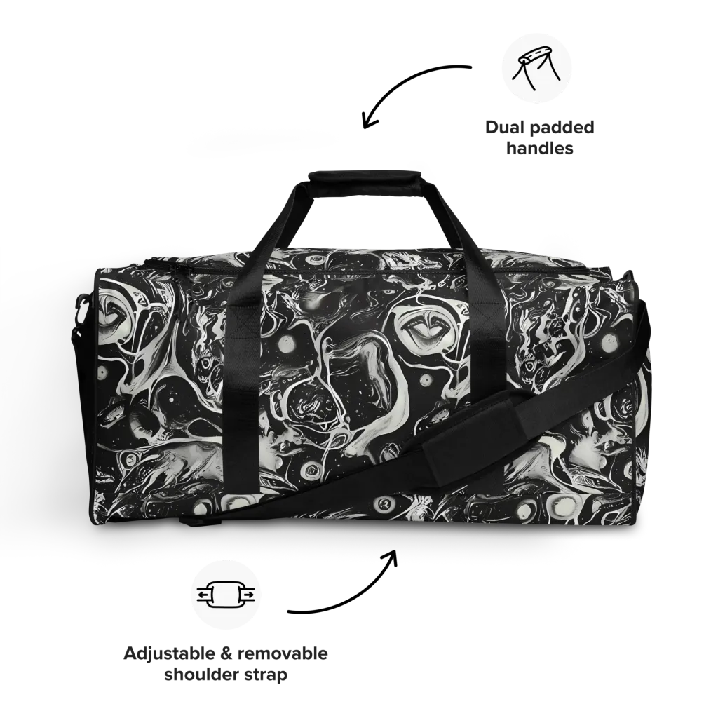Nocturne Flux on Duffle Bag — Front
