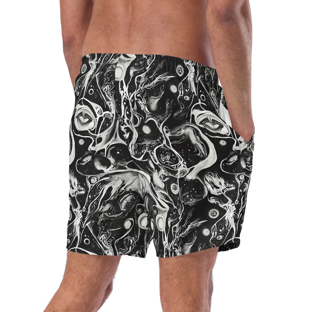 Nocturne Flux on Swim Trunks — Right Back