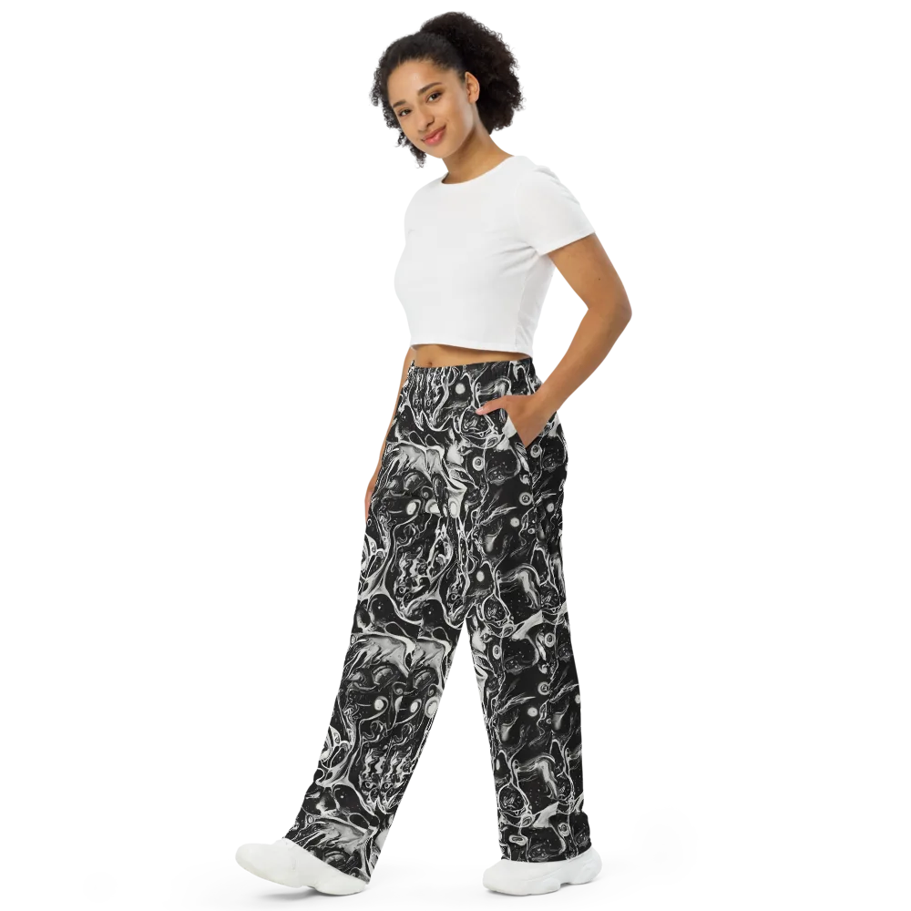 Nocturne Flux on Wide-Leg Pants — Left Front