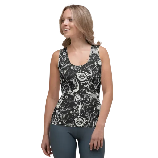 Nocturne Flux on a Women's Tank Top