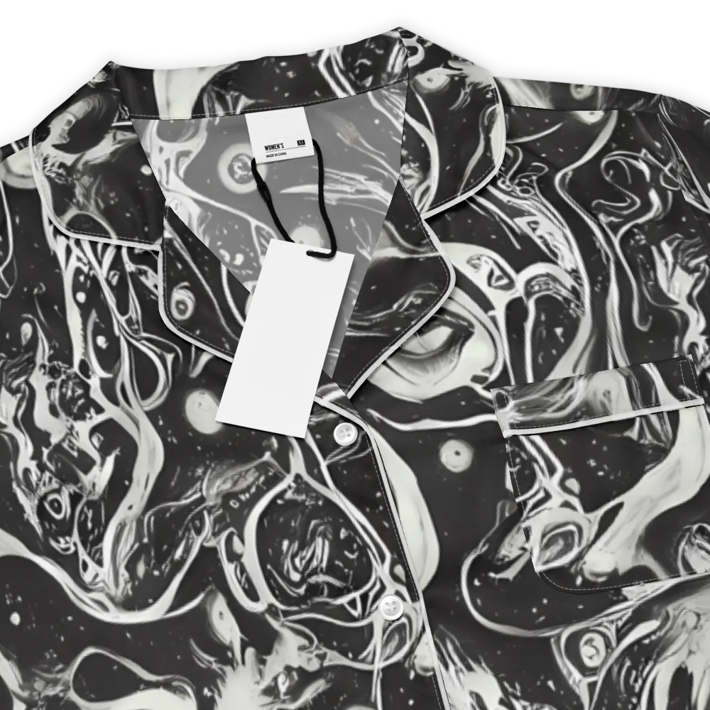 Nocturne Flux on Women's Short Sleeve Pajama Top — Product details