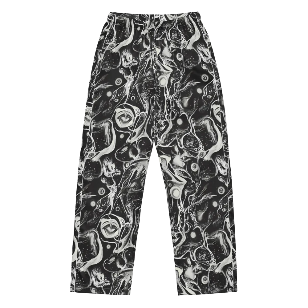 Nocturne Flux on Women's Pajama Pants — Front