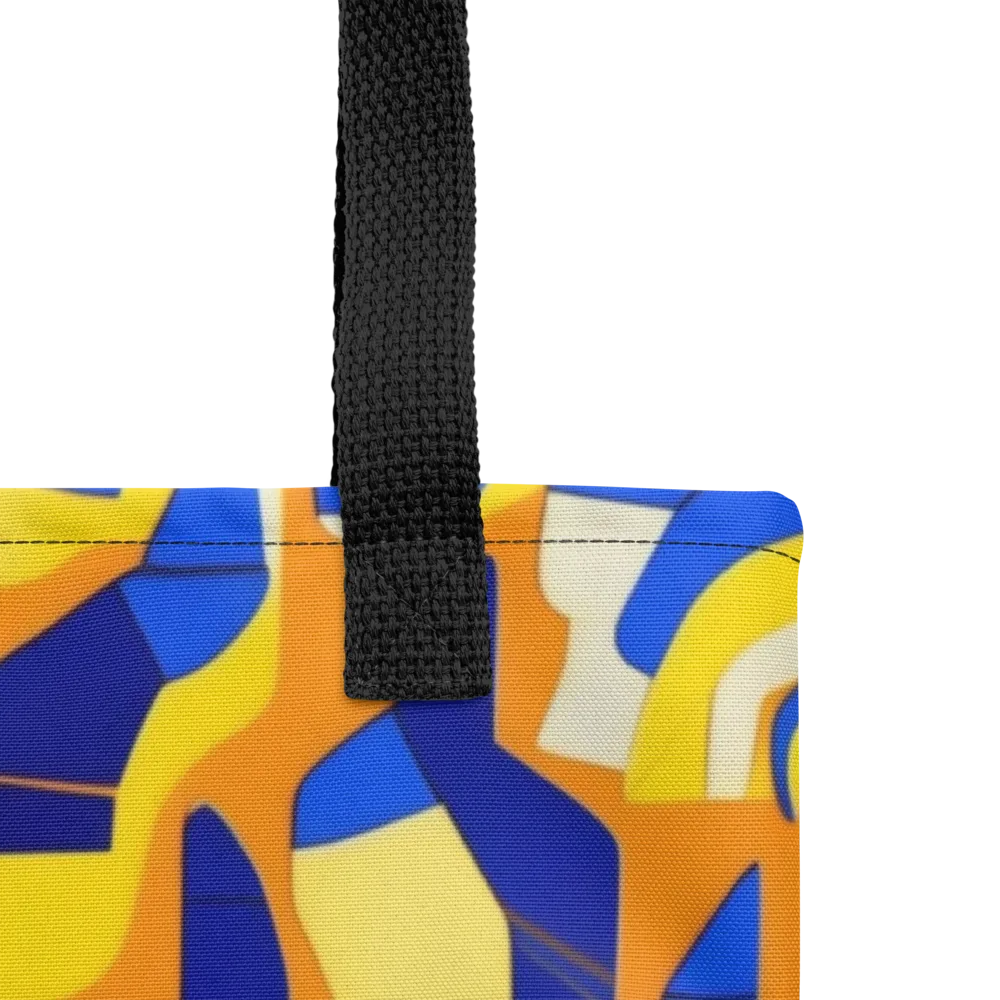 Blue Hour Geometry on Tote Bag — Product details