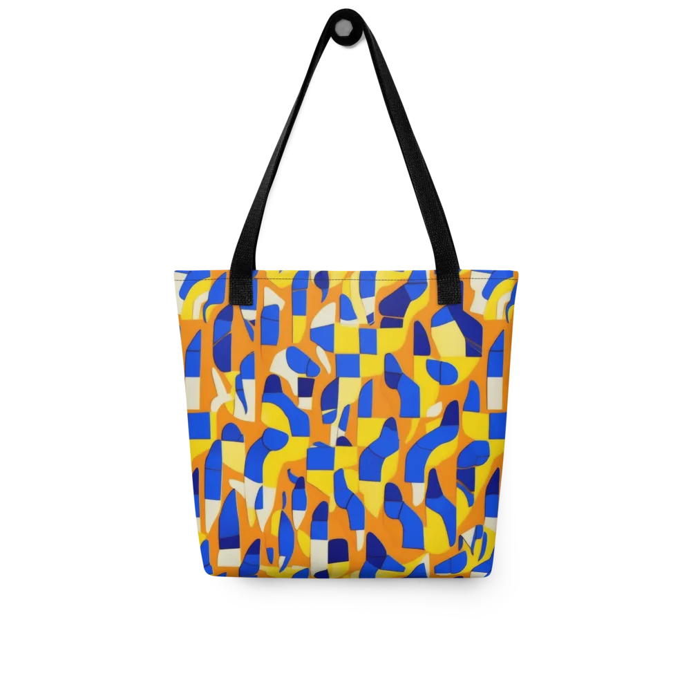 Blue Hour Geometry on Tote Bag — Front
