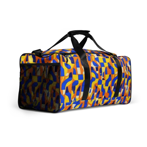 Blue Hour Geometry on a Duffle Bag