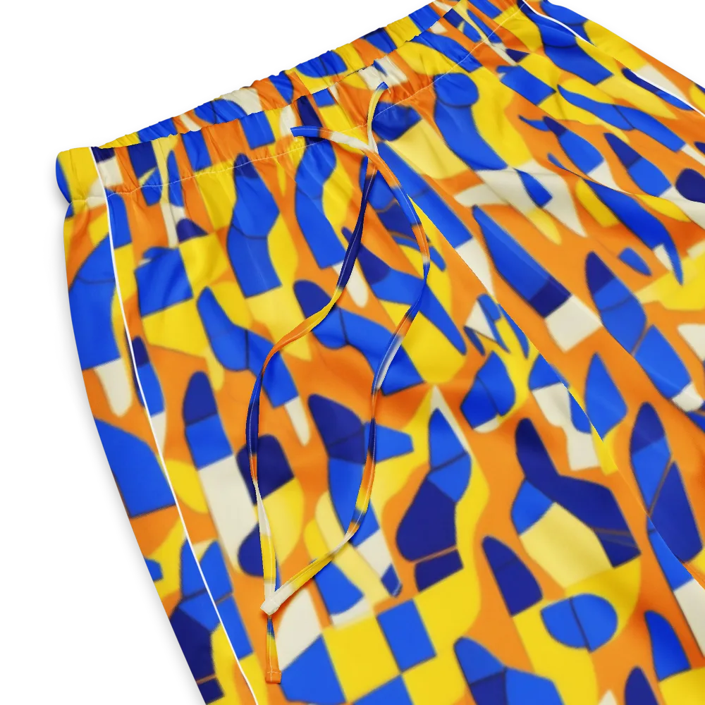Blue Hour Geometry on Women's Pajama Pants — Product details