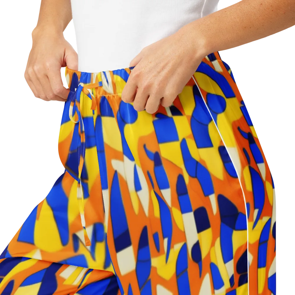 Blue Hour Geometry on Women's Pajama Pants — Product details