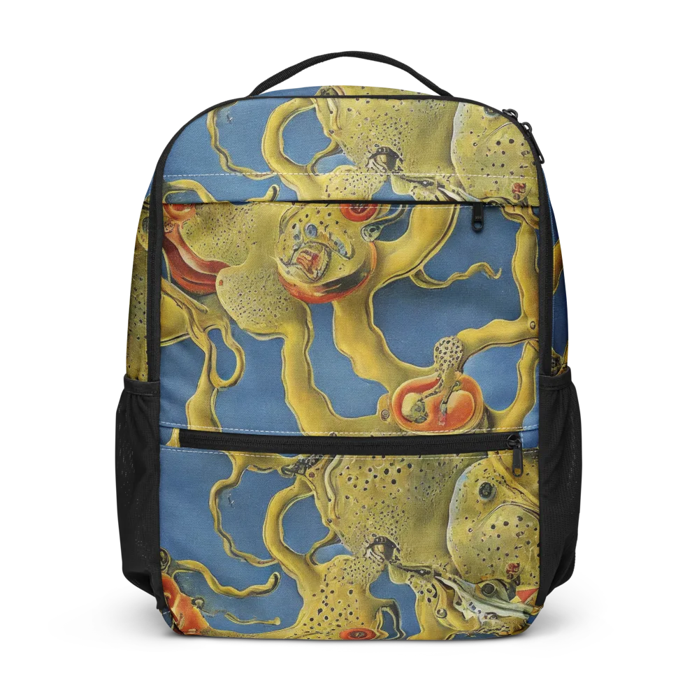 Golden Medusa on Utility Backpack — Front