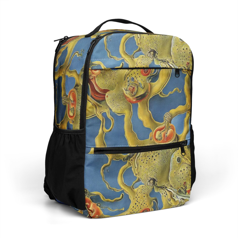 Golden Medusa on Utility Backpack — Right Front