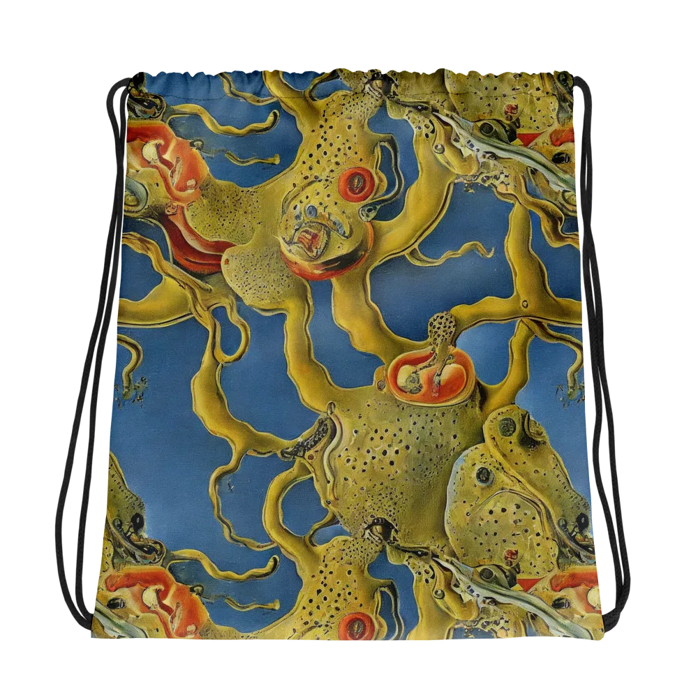 Golden Medusa on Drawstring Bag — Photo