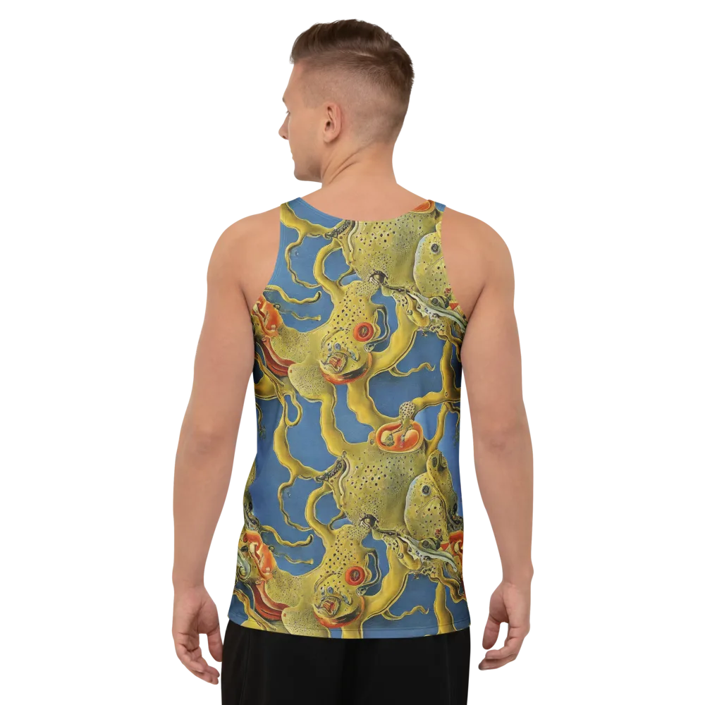 Golden Medusa on Men's Tank Top — Back