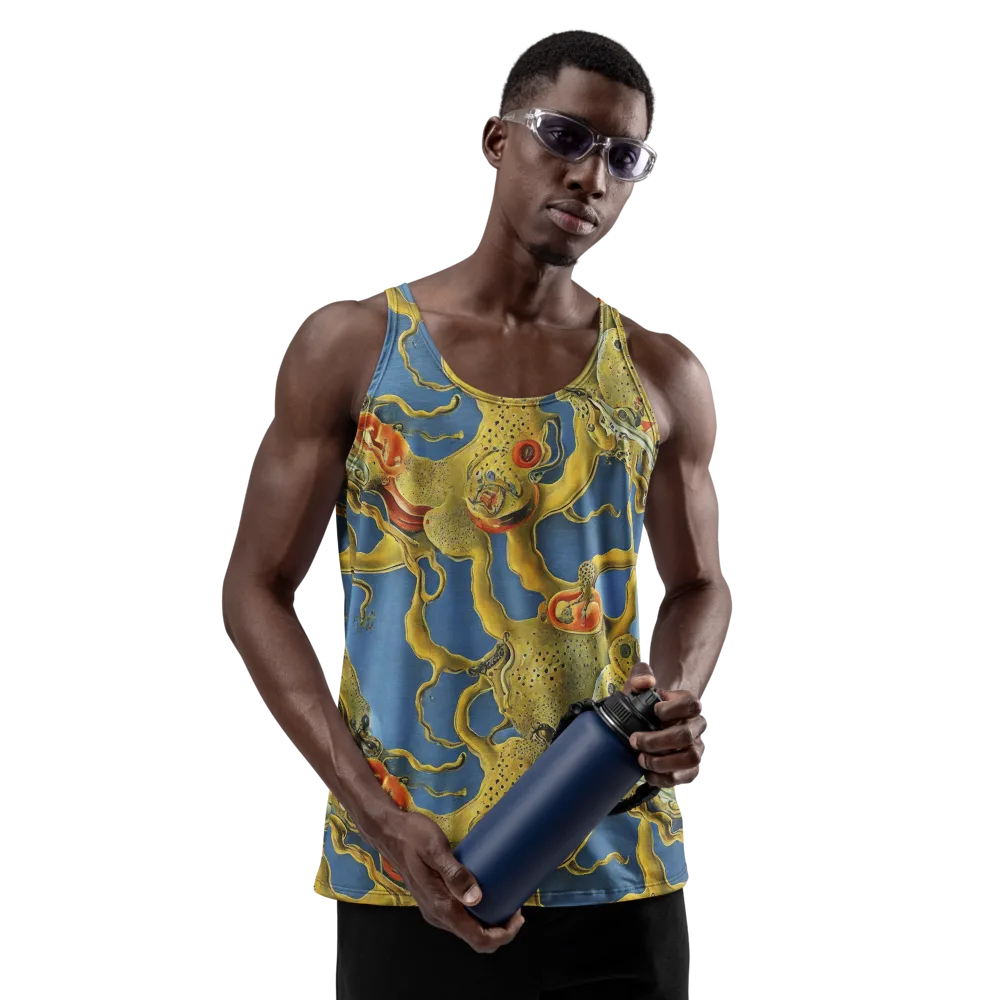 Golden Medusa on Men's Tank Top — Front