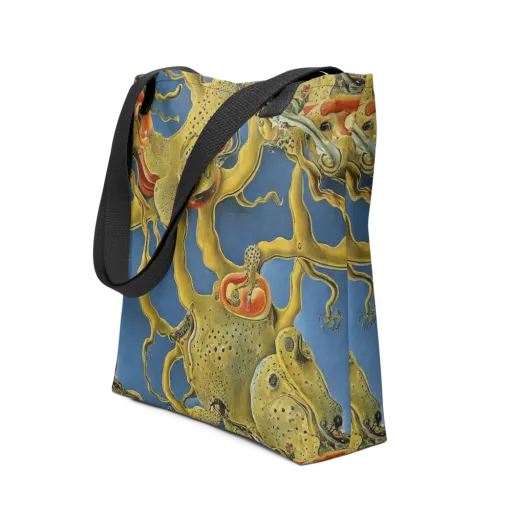 Golden Medusa on a Tote Bag