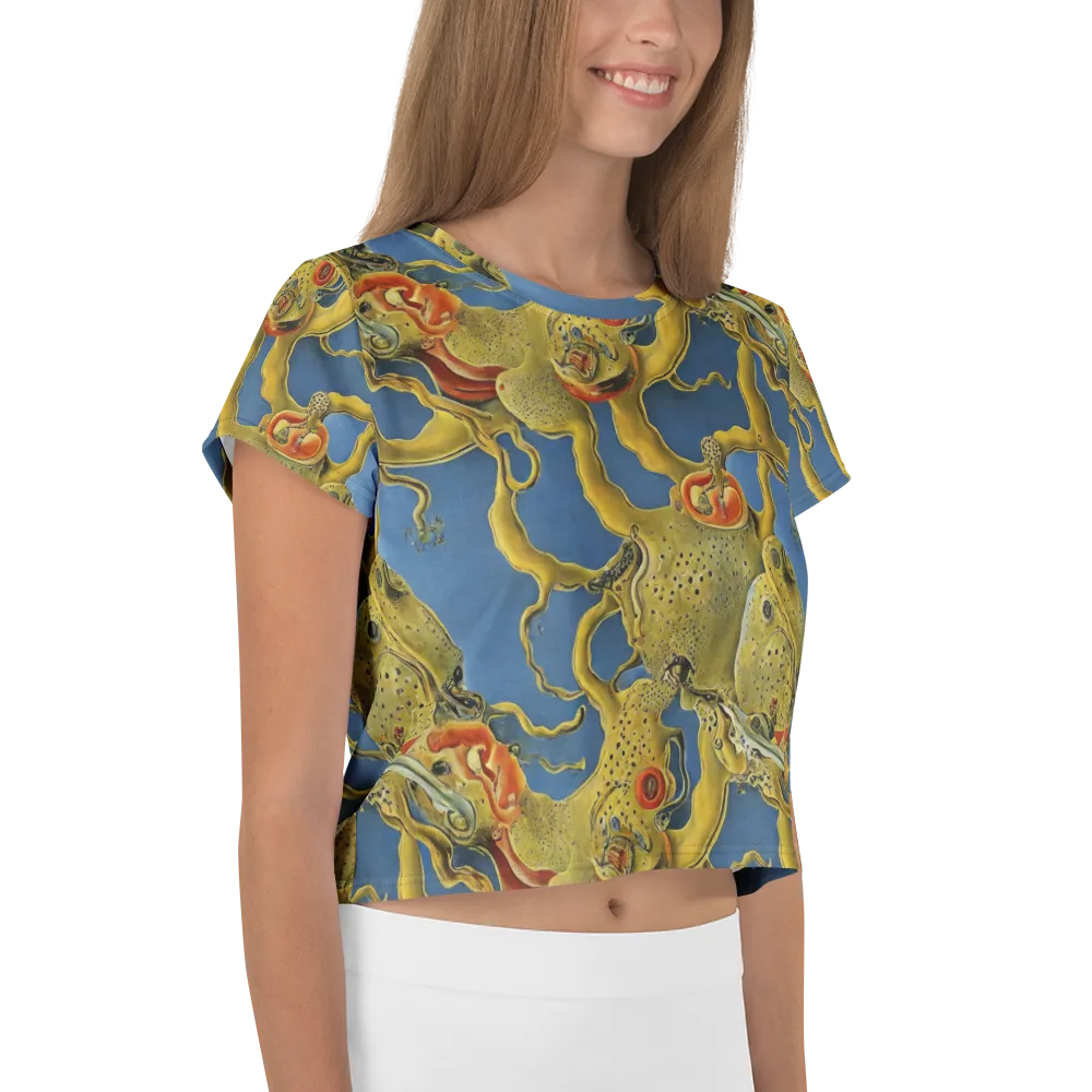 Golden Medusa on Crop Tee — Right