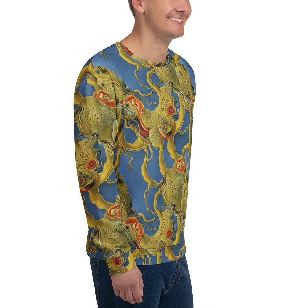 Golden Medusa on Sweatshirt — Right Front