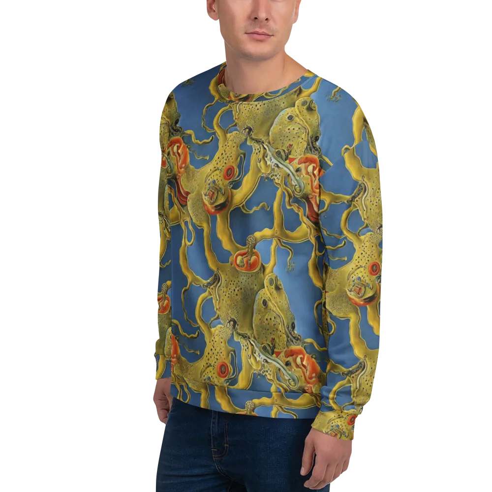 Golden Medusa on Sweatshirt — Left Front