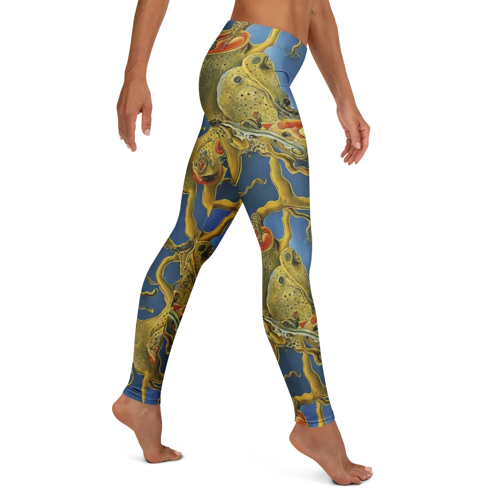 Golden Medusa on Leggings — Right