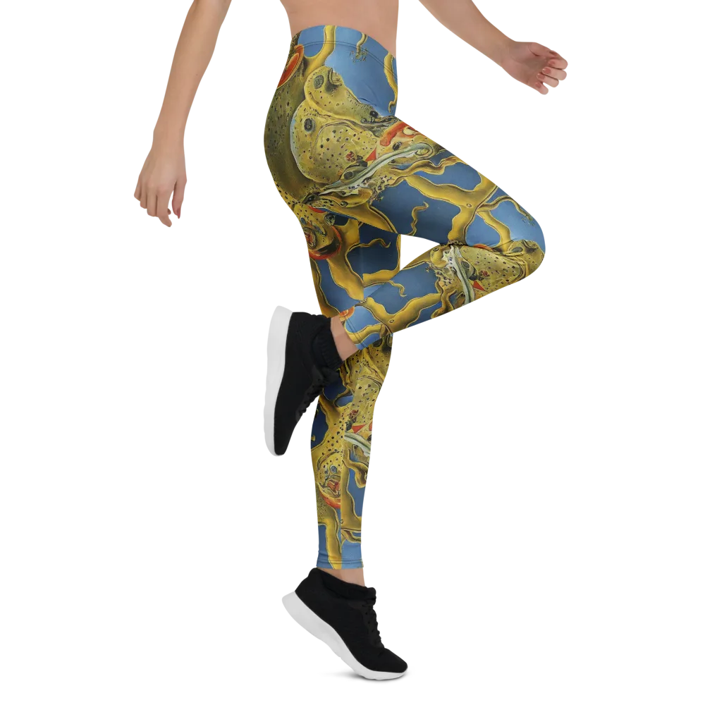 Golden Medusa on Leggings — Right