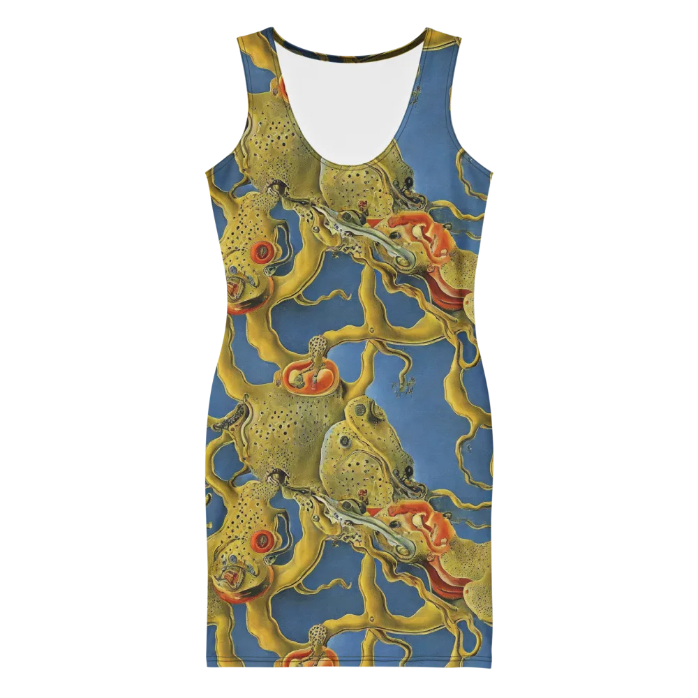 Golden Medusa on Bodycon Dress — Front