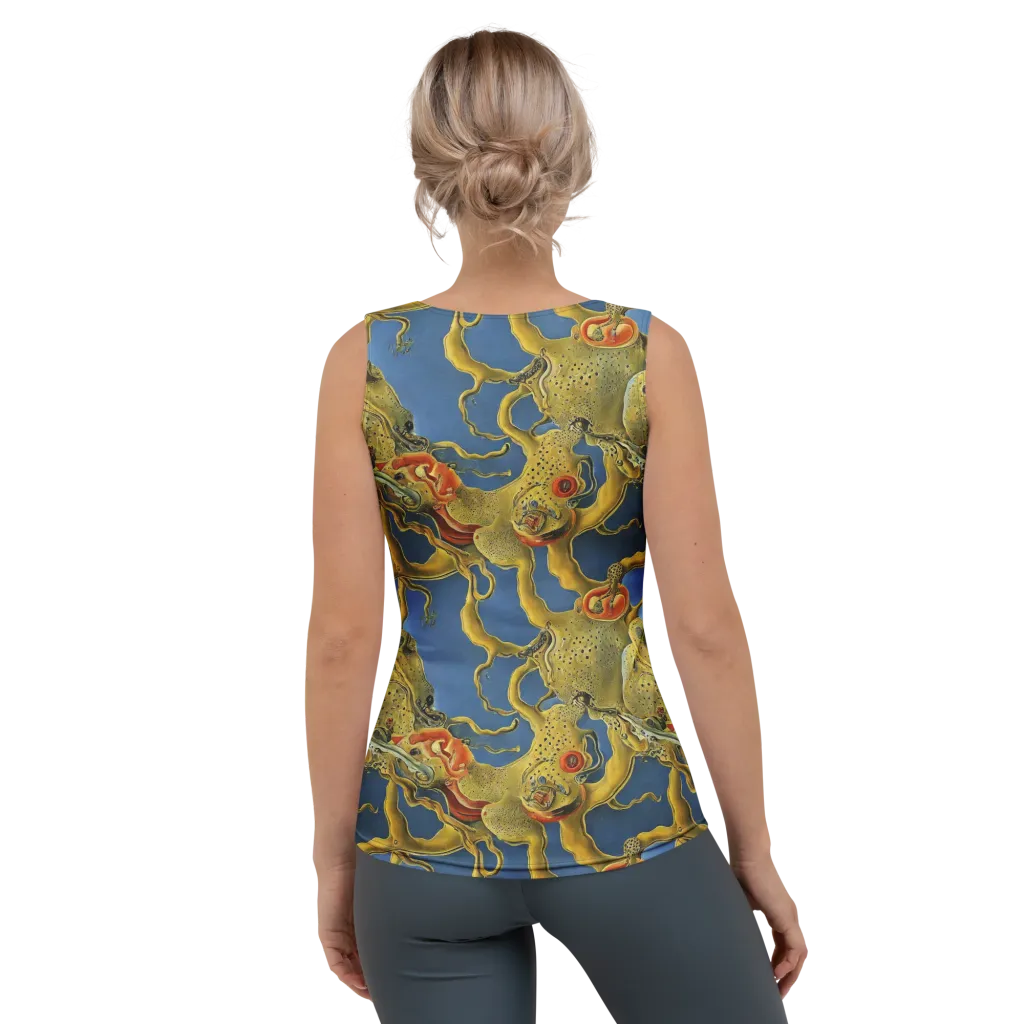 Golden Medusa on Women's Tank Top — Back