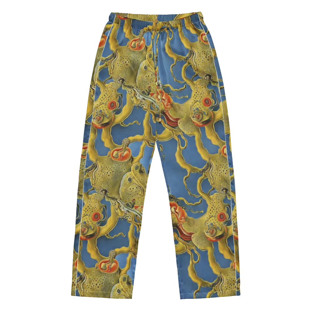 Golden Medusa on Women's Pajama Pants — Front