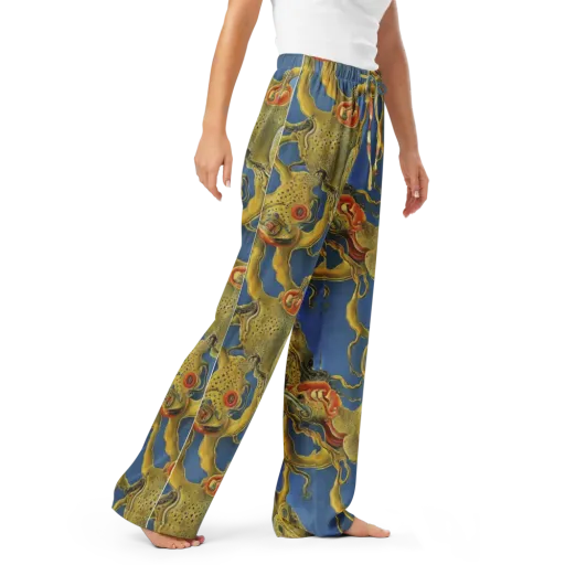 Golden Medusa on a Women's Pajama Pants