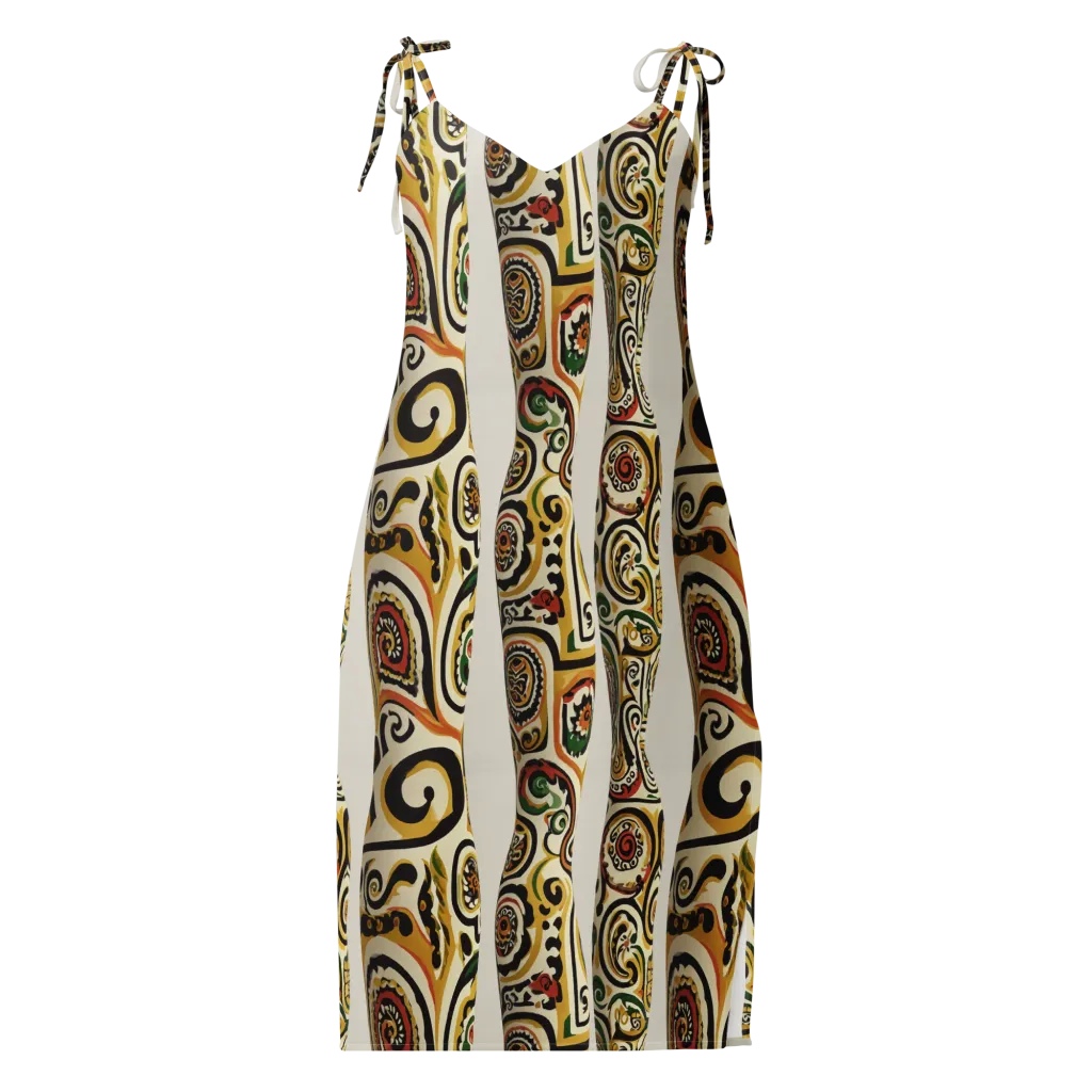 Persian Current on Slip Dress — Front