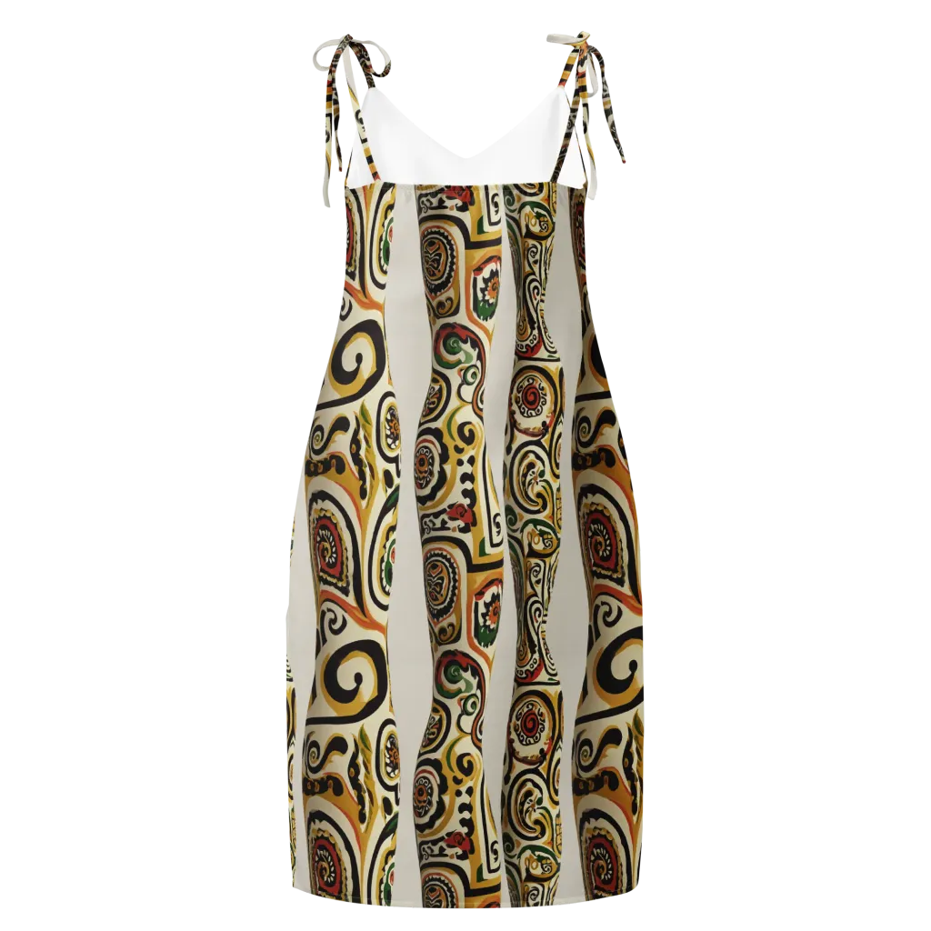 Persian Current on Slip Dress — Back
