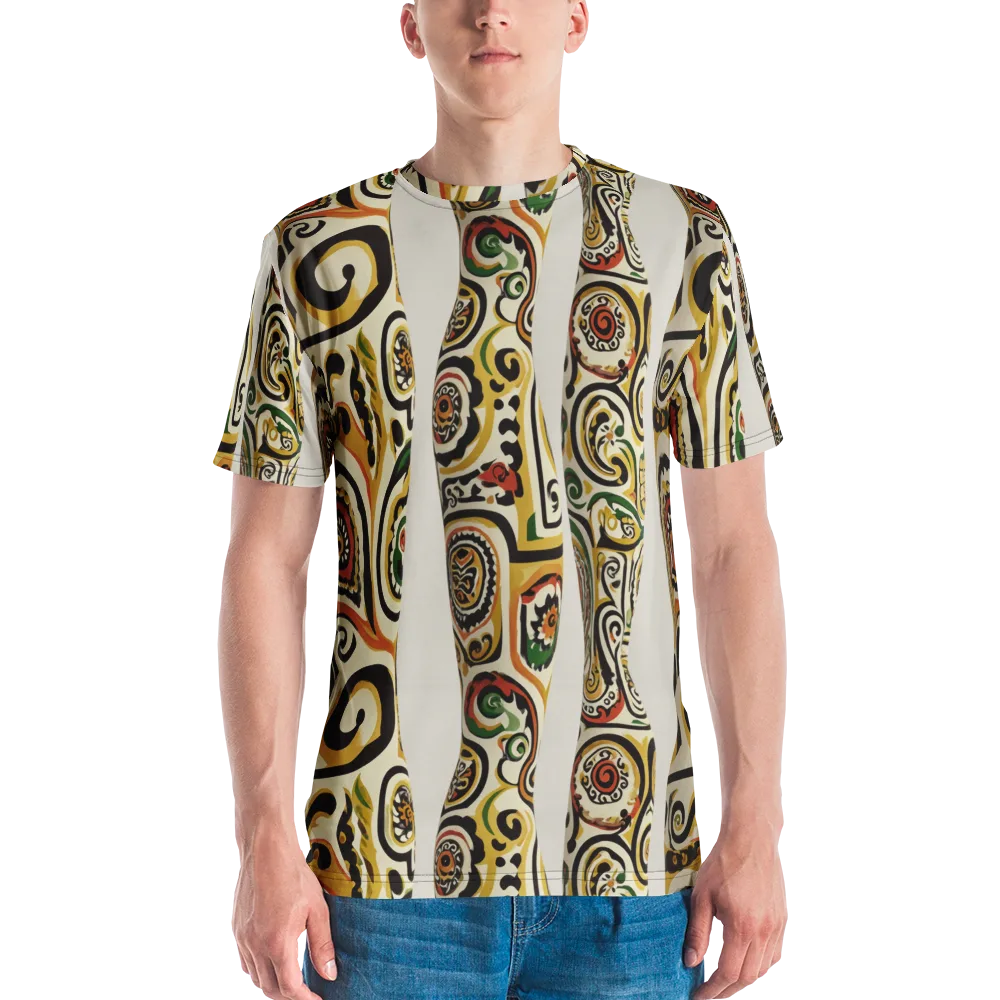 Persian Current on Men's Crew Neck T-Shirt — Front